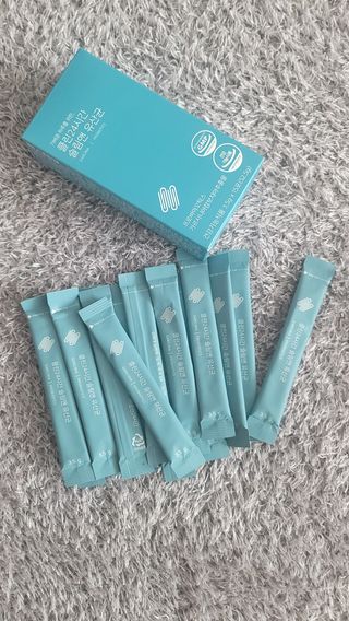 클린24시간 슬림앤유산균 1박스 (3.5g X 15포) — 4.5점을 준 리뷰어가 2022년 10월 올린 사용 사진