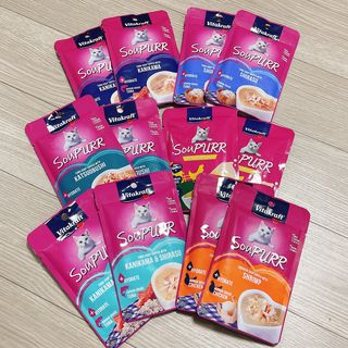 비타크래프트 고양이 수프 50g 3가지맛 x4팩씩 총 12팩 — 4.5점을 준 리뷰어가 2021년 10월 올린 사용 사진