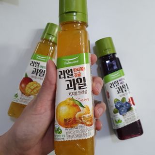[풀무원] 리얼 과일  저지방 드레싱 240g 3종 — 5점을 준 리뷰어가 2021년 2월 올린 사용 사진