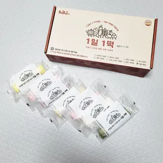 푸디푸디 1일1떡  가래떡 낱개포장 아침식사 식사대용 7종 세트 혼합 (14개입) — 4점을 준 리뷰어가 2022년 6월 올린 사용 사진