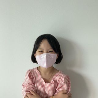 애니가드키즈 라이트 소형 5컬러 각 10매입 [크리미베이지, 코튼핑크, 블루레이크, 페일로즈, 민트그린] — 5점을 준 리뷰어가 2022년 6월 올린 사용 사진