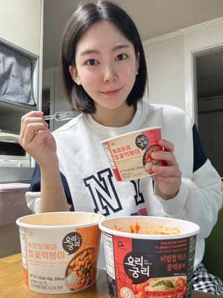 프리 [요리궁리] 타입 B (매콤,치즈,매콤까르보) 꽃떡볶이 6개입 세트 — 4점을 준 리뷰어가 2024년 12월 올린 사용 사진