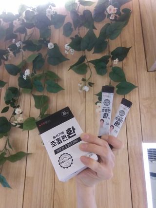 푸름웰니스 부아메라 프로폴리스 도라지 호흡편환 20포 — 5점을 준 리뷰어가 2022년 2월 올린 사용 사진