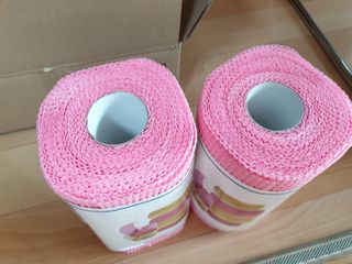 위케어 일회용 향균 수세미 50매 2롤 세트 총 100매 Pink — 5점을 준 리뷰어가 2021년 2월 올린 사용 사진