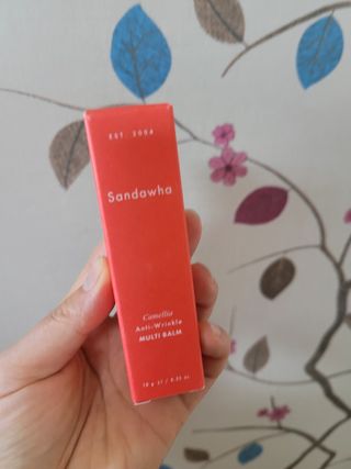 스킨큐어 산다화 카멜리아 안티 링클 멀티밤 — 5점을 준 리뷰어가 2022년 10월 올린 사용 사진