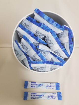 서울약사신협_포스트바이오틱스패밀리_5g x 100포 — 5점을 준 리뷰어가 2021년 3월 올린 사용 사진