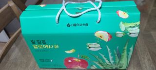 서울약사신협 잘 담은 알로애사과_70ml x 30포 — 5점을 준 리뷰어가 2021년 10월 올린 사용 사진