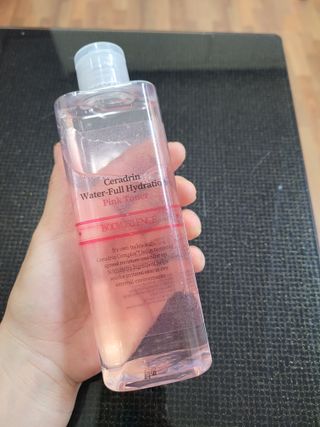 [바디셀런스] 속보습+사용감+향 모두 잡은 / 세라드린 속보습 핑크토너 300ml — 4점을 준 리뷰어가 2022년 2월 올린 사용 사진