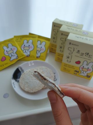 네이처오다 달칩 초코샌드 — 5점을 준 리뷰어가 2021년 1월 올린 사용 사진