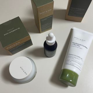 마리엔메이 센서티브 수딩 젤 크림 + 어성초 티트리 추출물 세럼 + 어성초 티트리 모공 클렌징 폼 — 5점을 준 리뷰어가 2021년 9월 올린 사용 사진