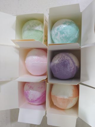 버블데이 배쓰밤 거품입욕제 버블바 6종 — 5점을 준 리뷰어가 2021년 8월 올린 사용 사진