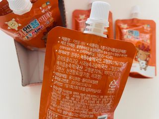 [몸엔용] 아이가 먹는 달콤 국산녹용 키엔용 비타  80ml x 10포 — 5점을 준 리뷰어가 2021년 7월 올린 사용 사진