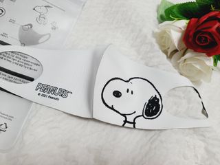 JHWORLD 스누피 마스크 정품 스누피 에어로실버 국산 빨아쓰는 3D 패션마스크 1매입 — 5점을 준 리뷰어가 2021년 9월 올린 사용 사진