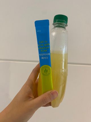 메디포스트 모비타 바디코드 식이섬유 차전자피에 빠지다 30포 — 4점을 준 리뷰어가 2022년 12월 올린 사용 사진