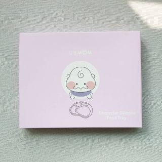 유비맘 캐릭터 실리콘 흡착 식판_색상 랜덤발송 — 5점을 준 리뷰어가 2021년 3월 올린 사용 사진