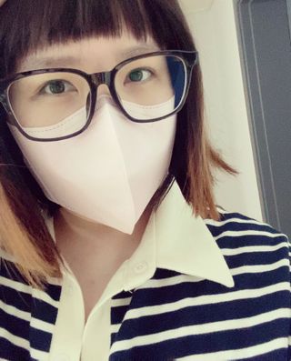 끌린에르 스포츠 귀편한 새부리형 마스크 (뉴컬러포함) — 5점을 준 리뷰어가 2022년 5월 올린 사용 사진