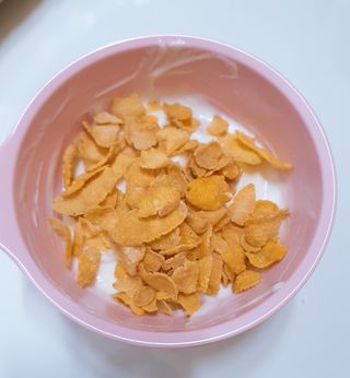 떠먹는불가리스 마이플레인 요거트 435g 6개입 — 5점을 준 리뷰어가 2021년 2월 올린 사용 사진