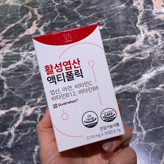 [리노브] 4세대 활성엽산 액티폴릭 270mg x 30정 — 5점을 준 리뷰어가 2022년 8월 올린 사용 사진