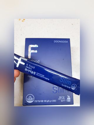 똥기사의 케이푸드 화이버슬림 — 5점을 준 리뷰어가 2021년 1월 올린 사용 사진