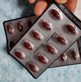 메디타민 루테인 지아잔틴 아스타잔틴 — 5점을 준 리뷰어가 2021년 11월 올린 사용 사진