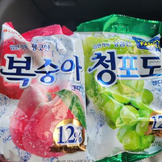 청포도캔디 복숭아캔디 — 5점을 준 리뷰어가 2022년 11월 올린 사용 사진