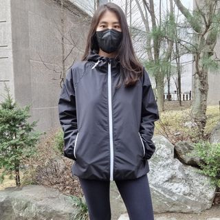 크노텐 후디집업자켓(다이어트땀복) — 5점을 준 리뷰어가 2022년 3월 올린 사용 사진