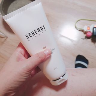 세렌디뷰티 퓨어델라 부스팅 바디크림 — 5점을 준 리뷰어가 2021년 7월 올린 사용 사진