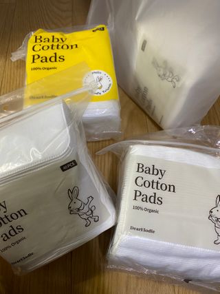 디어엘로디 프리미엄 유기농 베이비 솜티슈 40매 3 + 1 PACK — 5점을 준 리뷰어가 2021년 2월 올린 사용 사진