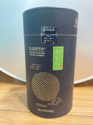 프리마인 자체 기업부설 연구소에서 찾아낸 건강한 수면의 비밀.  슬립토 플러스 30포 — 5점을 준 리뷰어가 2021년 11월 올린 사용 사진