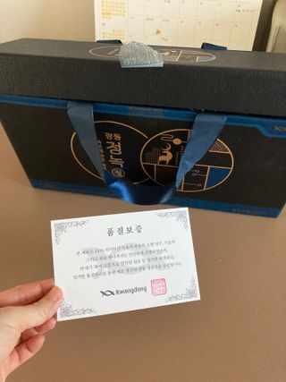 광동생활건강 [광동] 바르게 만든 녹용, 광동정녹청 30포. — 4.5점을 준 리뷰어가 2023년 2월 올린 사용 사진