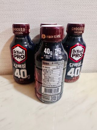 닥터유 프로 단백질 드링크 40g 초코 닥터유 프로 단백질드링크 40g 초코 — 5점을 준 리뷰어가 2024년 9월 올린 사용 사진