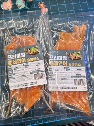 밸런스 다이어트랩 밸다랩 프리미엄 훈제연어 슬라이스 120g — 5점을 준 리뷰어가 2023년 4월 올린 사용 사진