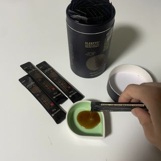 프리마인 자체 기업부설 연구소에서 찾아낸 건강한 수면의 비밀.  슬립토 플러스 30포 — 5점을 준 리뷰어가 2023년 1월 올린 사용 사진