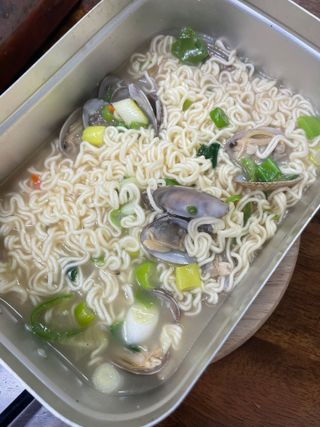 [풀무원] 자연은맛있다 정면, 백면, 홍면  세트 — 4.5점을 준 리뷰어가 2021년 4월 올린 사용 사진