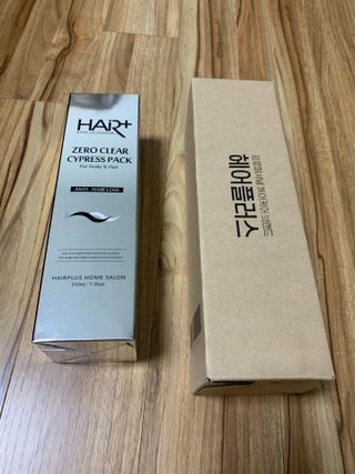 헤어플러스 제로클리어 샴푸 500ml, 두피팩 210ml 2종SET — 4.5점을 준 리뷰어가 2021년 3월 올린 사용 사진
