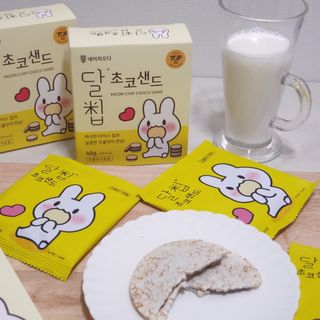 네이처오다 달칩 초코샌드 — 5점을 준 리뷰어가 2021년 1월 올린 사용 사진