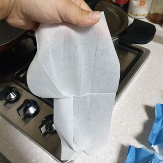 햅스 세균없는 주방 대형 2팩, HAPS sanitizer wipe — 5점을 준 리뷰어가 2022년 1월 올린 사용 사진