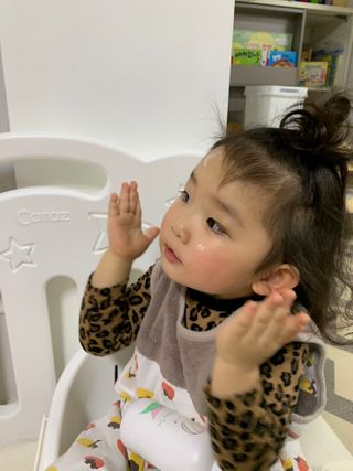 mom e 맘이 내추럴 베이비 케어 샴푸앤바스+로션 — 5점을 준 리뷰어가 2021년 1월 올린 사용 사진
