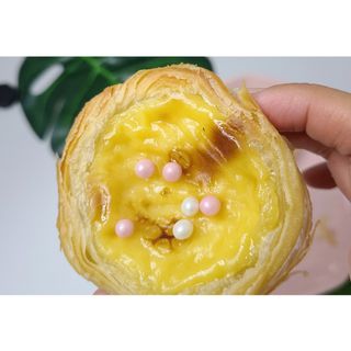 디앙뜨 포르투갈 에그타르트 오리지널 맛+패션후르츠 맛 중 택1 — 5점을 준 리뷰어가 2021년 7월 올린 사용 사진