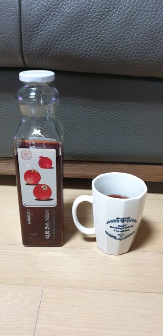 [바이윙클] 페르시아 유기농 석류 착즙주스 750ml 2병 + 선물박스 세트 — 5점을 준 리뷰어가 2022년 2월 올린 사용 사진