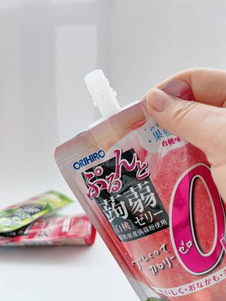 ORIHIRO 오리히로 곤약젤리 제로칼로리 130g 4종 4팩(맛별로 1팩씩) — 5점을 준 리뷰어가 2023년 2월 올린 사용 사진