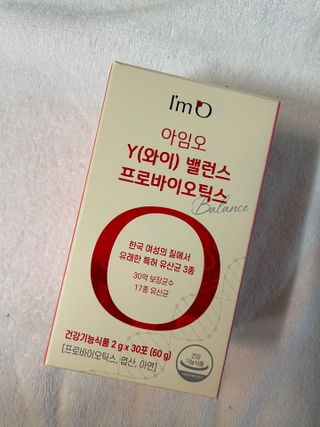 아임오 Y와이 밸런스 프로바이오틱스 30포 — 4점을 준 리뷰어가 2021년 12월 올린 사용 사진