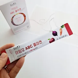 아임오 ABC 콜라겐 젤리 14포 — 5점을 준 리뷰어가 2022년 2월 올린 사용 사진