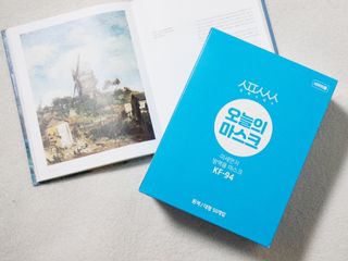 [심폐소생소] KF94 오늘의 마스크 대형 — 5점을 준 리뷰어가 2021년 12월 올린 사용 사진