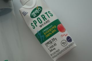 셀렉스스포츠 셀렉스 스포츠 웨이 프로틴 복숭아_ 330ml x 12팩 — 5점을 준 리뷰어가 2021년 4월 올린 사용 사진