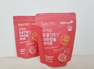 레드닥터 대추방울토마토 + 통째로 동결건조한 대추방울토마토 — 5점을 준 리뷰어가 2022년 12월 올린 사용 사진