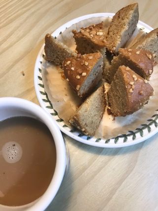 롯데제과 Vbread 포카치아식빵1개 + 미니식빵 1개 + 머핀 2개 세트 — 4.5점을 준 리뷰어가 2021년 9월 올린 사용 사진