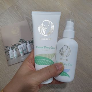 mom e 맘이 내추럴 베이비 케어 크림+바디오일 — 5점을 준 리뷰어가 2021년 1월 올린 사용 사진