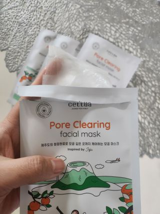 세뚜아(Cettua) 나우[세뚜아] 포레스트 수딩 마스크 Cettual Forest  Soothing Mask 4매 — 5점을 준 리뷰어가 2024년 2월 올린 사용 사진