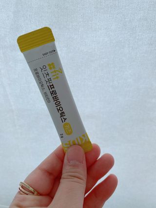 잇츠핏 프로바이오틱스 키즈 유산균 — 5점을 준 리뷰어가 2021년 3월 올린 사용 사진